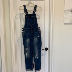 H&M DIVIDED DENIM OVERALLS